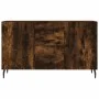 Sideboard aus geräuchertem Eichenholzwerkstoff, 100 x 36 x 60 cm von vidaXL, Sideboards - Ref: Foro24-828193, Preis: 100,30 €...