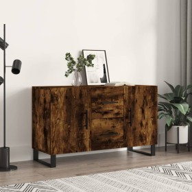 Sideboard aus geräuchertem Eichenholzwerkstoff, 100 x 36 x 60 cm von vidaXL, Sideboards - Ref: Foro24-828201, Preis: 115,72 €...