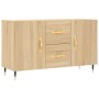 Aparador de madera de ingeniería roble Sonoma 100x36x60 cm | Foro24.es | Tu tienda online para hogar, jardín y más Foro24.es