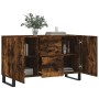 Sideboard aus geräuchertem Eichenholzwerkstoff, 100 x 36 x 60 cm von vidaXL, Sideboards - Ref: Foro24-828201, Preis: 115,72 €...
