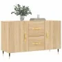 Sonoma Oak Engineered Wood Sideboard 100x36x60 cm by vidaXL, Sideboards - Ref: Foro24-828151, Price: 102,16 €, Discount: %