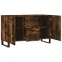 Smoked oak engineered wood sideboard 100x36x60 cm by vidaXL, Sideboards - Ref: Foro24-828201, Price: 113,76 €, Discount: %