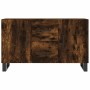 Sideboard aus geräuchertem Eichenholzwerkstoff, 100 x 36 x 60 cm von vidaXL, Sideboards - Ref: Foro24-828201, Preis: 115,72 €...