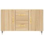 Aparador de madera de ingeniería roble Sonoma 100x36x60 cm | Foro24.es | Tu tienda online para hogar, jardín y más Foro24.es