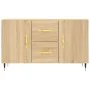 Sonoma Oak Engineered Wood Sideboard 100x36x60 cm by vidaXL, Sideboards - Ref: Foro24-828151, Price: 102,16 €, Discount: %
