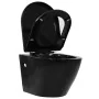 Wand-WC mit verstecktem Spülkasten aus schwarzer Keramik von vidaXL, Badezimmer - Ref: Foro24-3054478, Preis: 347,61 €, Rabat...