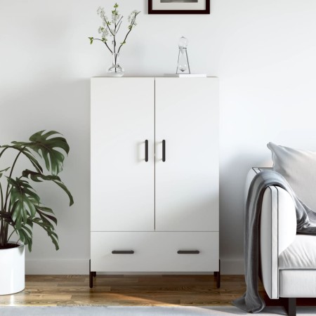Weißes hohes Sideboard aus Holzwerkstoff, 69,5 x 31 x 115 cm von vidaXL, Sideboards - Ref: Foro24-828244, Preis: 98,47 €, Rab...