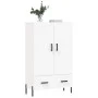 Aparador alto madera de ingeniería blanco 69,5x31x115 cm de vidaXL, Aparadores - Ref: Foro24-828244, Precio: 97,27 €, Descuen...
