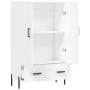 Weißes hohes Sideboard aus Holzwerkstoff, 69,5 x 31 x 115 cm von vidaXL, Sideboards - Ref: Foro24-828244, Preis: 98,47 €, Rab...
