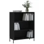 Black engineered wood shelf 69.5x32.5x90 cm by vidaXL, Sideboards - Ref: Foro24-828373, Price: 61,67 €, Discount: %