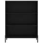Black engineered wood shelf 69.5x32.5x90 cm by vidaXL, Sideboards - Ref: Foro24-828373, Price: 61,67 €, Discount: %