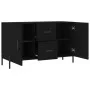 Sideboard aus schwarzem Holzwerkstoff 100x36x60 cm von vidaXL, Sideboards - Ref: Foro24-828181, Preis: 92,32 €, Rabatt: %