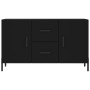 Black engineered wood sideboard 100x36x60 cm by vidaXL, Sideboards - Ref: Foro24-828181, Price: 94,84 €, Discount: %
