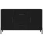 Black engineered wood sideboard 100x36x60 cm by vidaXL, Sideboards - Ref: Foro24-828181, Price: 80,39 €, Discount: %
