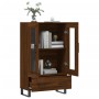 Tall sideboard engineered wood brown oak 69.5x31x115 cm by vidaXL, Sideboards - Ref: Foro24-828331, Price: 96,36 €, Discount: %