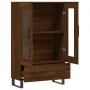 Hohes Sideboard aus Holzwerkstoff, braune Eiche, 69,5 x 31 x 115 cm von vidaXL, Sideboards - Ref: Foro24-828331, Preis: 95,17...