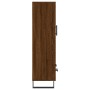 Tall sideboard engineered wood brown oak 69.5x31x115 cm by vidaXL, Sideboards - Ref: Foro24-828331, Price: 96,36 €, Discount: %