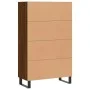 Hohes Sideboard aus Holzwerkstoff, braune Eiche, 69,5 x 31 x 115 cm von vidaXL, Sideboards - Ref: Foro24-828331, Preis: 95,17...