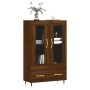 Aparador alto madera de ingeniería roble marrón 69,5x31x115 cm de vidaXL, Aparadores - Ref: Foro24-828283, Precio: 90,12 €, D...