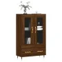 Tall sideboard engineered wood brown oak 69.5x31x115 cm by vidaXL, Sideboards - Ref: Foro24-828283, Price: 89,18 €, Discount: %