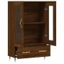 Tall sideboard engineered wood brown oak 69.5x31x115 cm by vidaXL, Sideboards - Ref: Foro24-828283, Price: 89,18 €, Discount: %