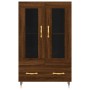 Tall sideboard engineered wood brown oak 69.5x31x115 cm by vidaXL, Sideboards - Ref: Foro24-828283, Price: 90,02 €, Discount: %