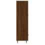 Tall sideboard engineered wood brown oak 69.5x31x115 cm by vidaXL, Sideboards - Ref: Foro24-828283, Price: 90,02 €, Discount: %