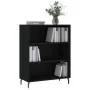 Black engineered wood shelf 69.5x32.5x90 cm by vidaXL, Sideboards - Ref: Foro24-828381, Price: 45,06 €, Discount: %