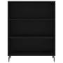 Black engineered wood shelf 69.5x32.5x90 cm by vidaXL, Sideboards - Ref: Foro24-828381, Price: 45,06 €, Discount: %