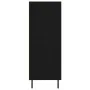 Black engineered wood shelf 69.5x32.5x90 cm by vidaXL, Sideboards - Ref: Foro24-828381, Price: 45,06 €, Discount: %