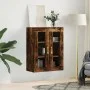 Smoked oak wall cabinet 69.5x34x90 cm by vidaXL, Sideboards - Ref: Foro24-828473, Price: 84,78 €, Discount: %