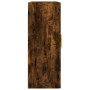Armario de pared roble ahumado 69,5x34x90 cm de vidaXL, Aparadores - Ref: Foro24-828473, Precio: 88,97 €, Descuento: %