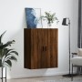 Oak brown wall cabinet 69.5x34x90 cm by vidaXL, Sideboards - Ref: Foro24-828443, Price: 67,61 €, Discount: %