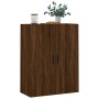 Oak brown wall cabinet 69.5x34x90 cm by vidaXL, Sideboards - Ref: Foro24-828443, Price: 67,61 €, Discount: %