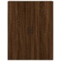 Oak brown wall cabinet 69.5x34x90 cm by vidaXL, Sideboards - Ref: Foro24-828443, Price: 67,61 €, Discount: %