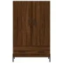 Aparador alto madera de ingeniería roble marrón 69,5x31x115 cm de vidaXL, Aparadores - Ref: Foro24-828251, Precio: 73,18 €, D...