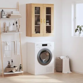 Armario de pared roble Sonoma 69,5x34x90 cm de vidaXL, Aparadores - Ref: Foro24-828463, Precio: 88,26 €, Descuento: %
