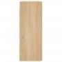 Armario de pared roble Sonoma 69,5x34x90 cm de vidaXL, Aparadores - Ref: Foro24-828463, Precio: 92,13 €, Descuento: %