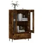 Aparador alto madera de ingeniería roble ahumado 69,5x31x115 cm de vidaXL, Aparadores - Ref: Foro24-828321, Precio: 109,21 €,...