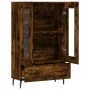 Hohes Sideboard Holzwerkstoff Räuchereiche 69,5x31x115 cm von vidaXL, Sideboards - Ref: Foro24-828321, Preis: 109,21 €, Rabat...