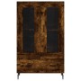 Tall smoked oak engineered wood sideboard 69.5x31x115 cm by vidaXL, Sideboards - Ref: Foro24-828321, Price: 110,93 €, Discoun...