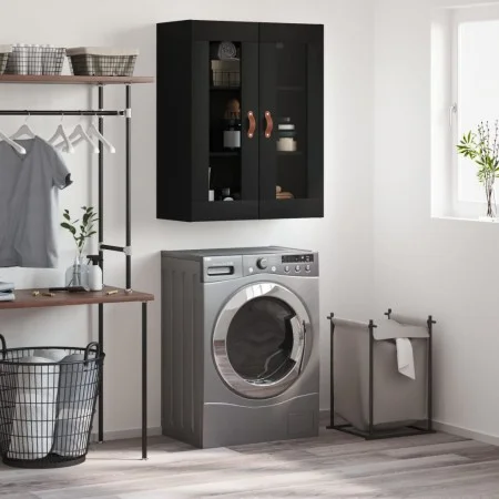 Armario de pared negro 69,5x34x90 cm de vidaXL, Aparadores - Ref: Foro24-828453, Precio: 85,76 €, Descuento: %