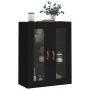 Schwarzer Wandschrank 69,5x34x90 cm von vidaXL, Sideboards - Ref: Foro24-828453, Preis: 85,76 €, Rabatt: %