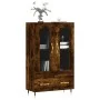 Tall sideboard engineered wood smoked oak 69.5x31x115 cm by vidaXL, Sideboards - Ref: Foro24-828281, Price: 98,13 €, Discount: %