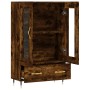 Tall sideboard engineered wood smoked oak 69.5x31x115 cm by vidaXL, Sideboards - Ref: Foro24-828281, Price: 99,46 €, Discount: %