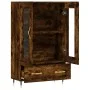 Tall sideboard engineered wood smoked oak 69.5x31x115 cm by vidaXL, Sideboards - Ref: Foro24-828281, Price: 98,13 €, Discount: %