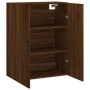Armario de pared marrón roble 69,5x34x90 cm de vidaXL, Aparadores - Ref: Foro24-828451, Precio: 68,91 €