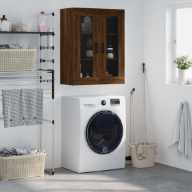 Oak brown wall cabinet 69.5x34x90 cm by vidaXL, Sideboards - Ref: Foro24-828483, Price: 88,43 €, Discount: %