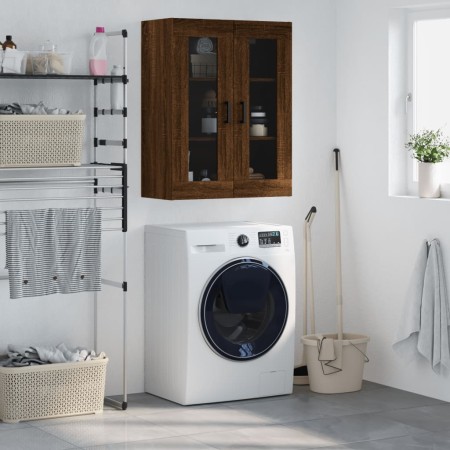 Oak brown wall cabinet 69.5x34x90 cm by vidaXL, Sideboards - Ref: Foro24-828483, Price: 88,32 €, Discount: %