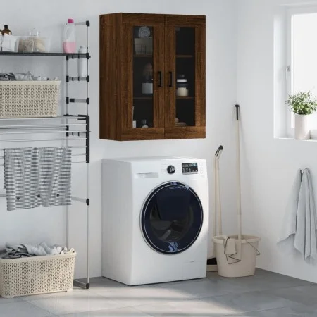 Oak brown wall cabinet 69.5x34x90 cm by vidaXL, Sideboards - Ref: Foro24-828483, Price: 86,87 €, Discount: %